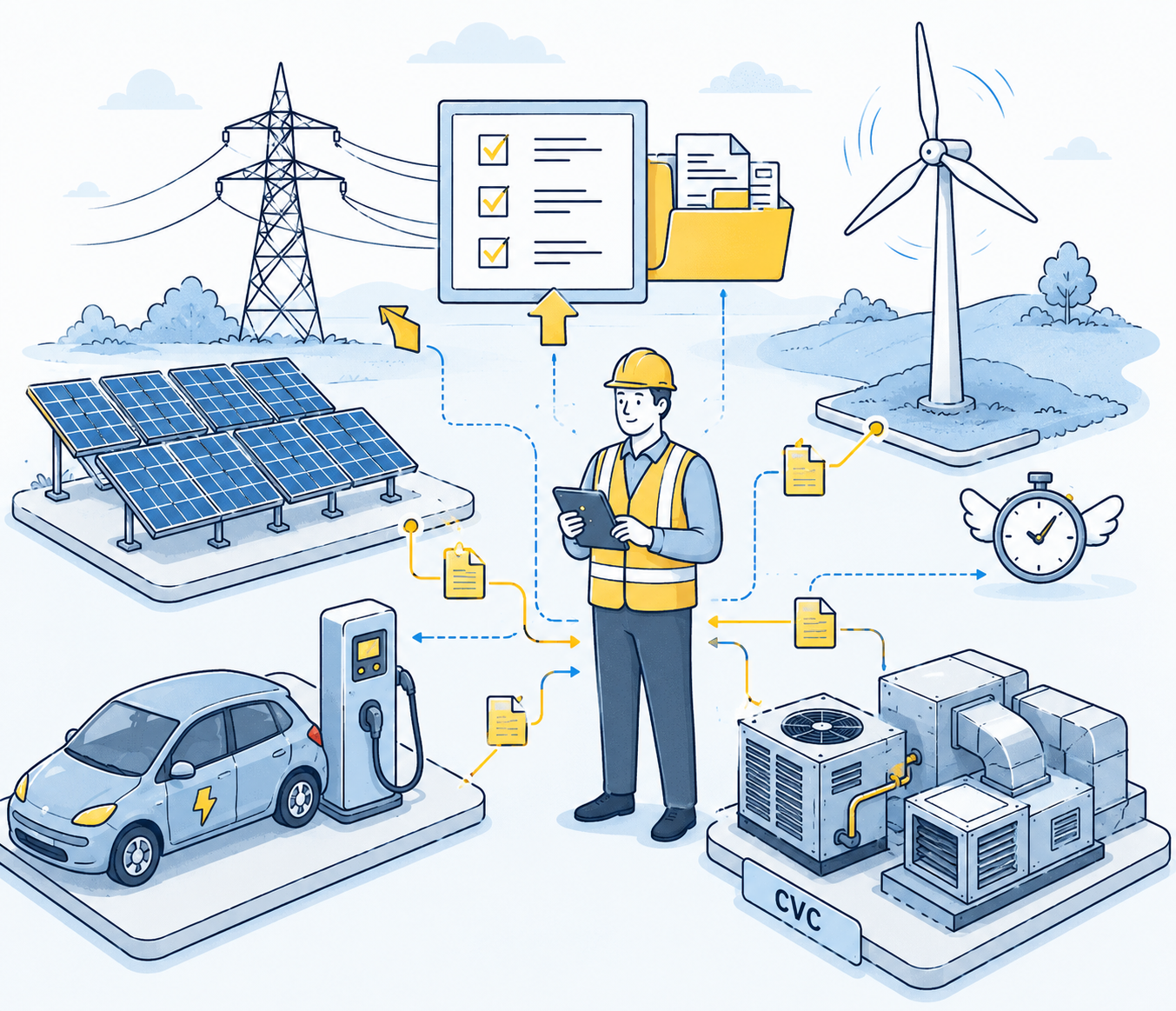 Bannière de présentation UBIX-SOFTWARE – éditeur français de logiciels de suivi de chantier énergie