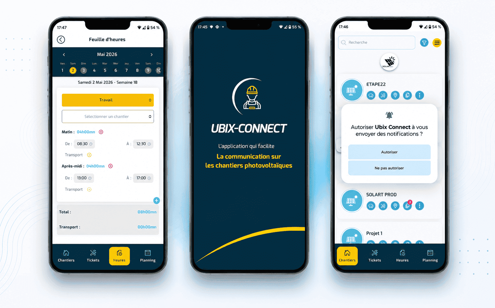 Logiciel UBIX-SOFTWARE — Outil collaboratif de gestion de projet et historisation des échanges