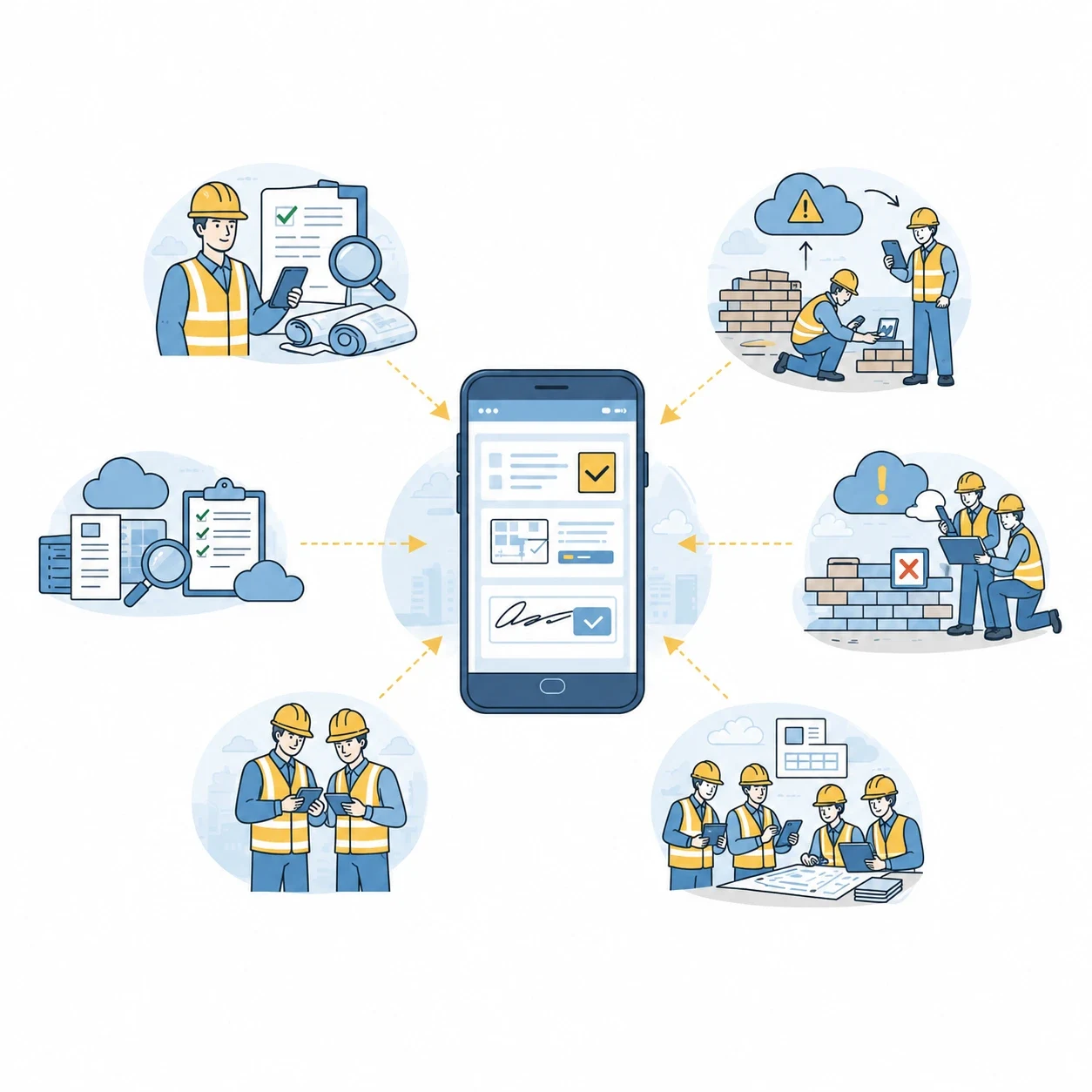 Application mobile pour sous-traitants