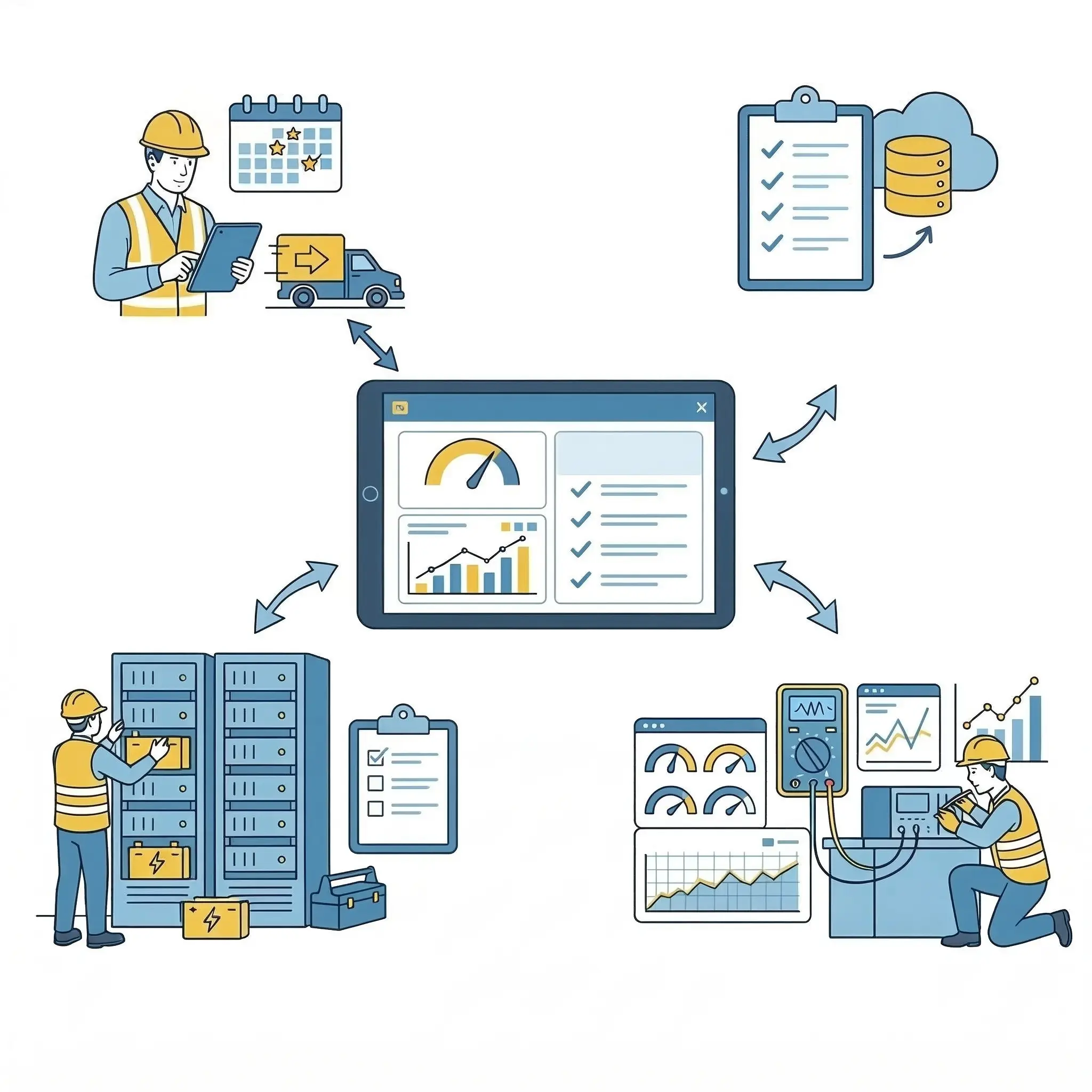 Logiciel de suivi de stockage énergétique